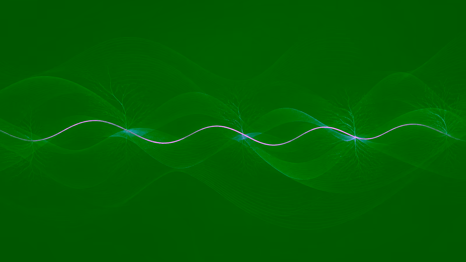 Abstract navy and cyan waves with a continuous silver path, an editorial graphic about plans that persist across LLM calls